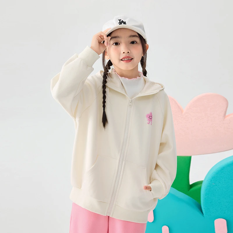 小茵曼连帽外套2025秋季新款洋气时尚休闲百搭星星印花O3843172