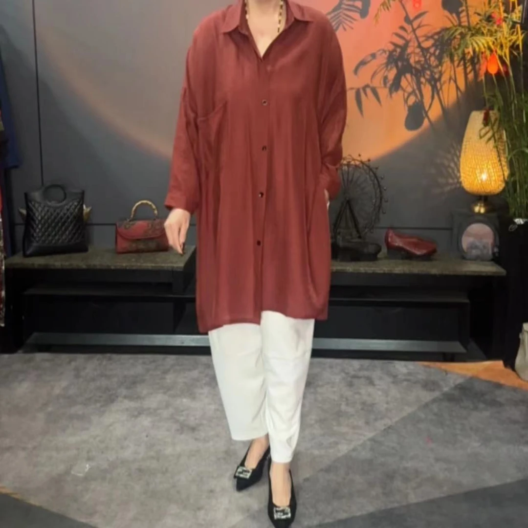 新款夏季时尚气质百搭薄款宽松纯色宽松显瘦长袖防晒衣1038