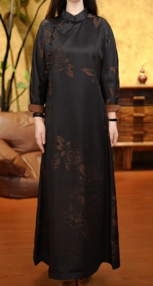 【秋去冬来】秋季新款连衣裙7052-2