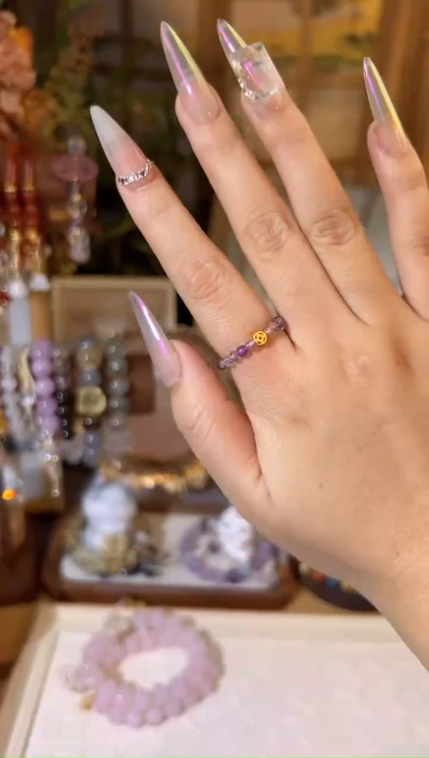 【闪购商品】水晶戒指未镶嵌多样性发货一个