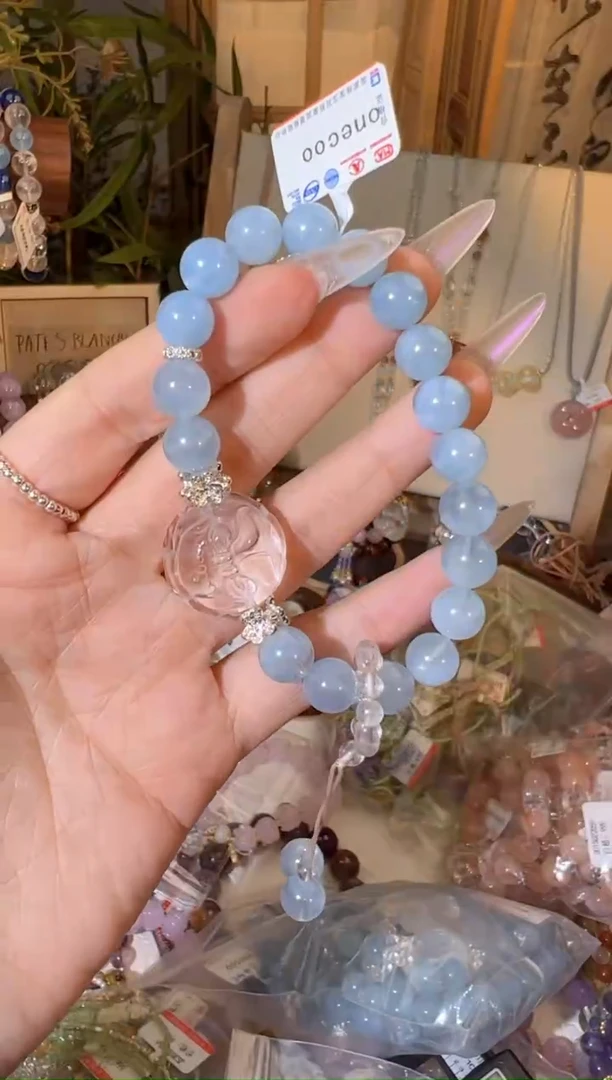 【闪购商品】海蓝宝石手串未镶嵌多样性发货一个