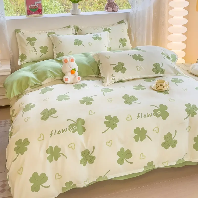 A类亲肤纯棉全棉被套被罩单件150x200x230学生宿舍加厚单件被套