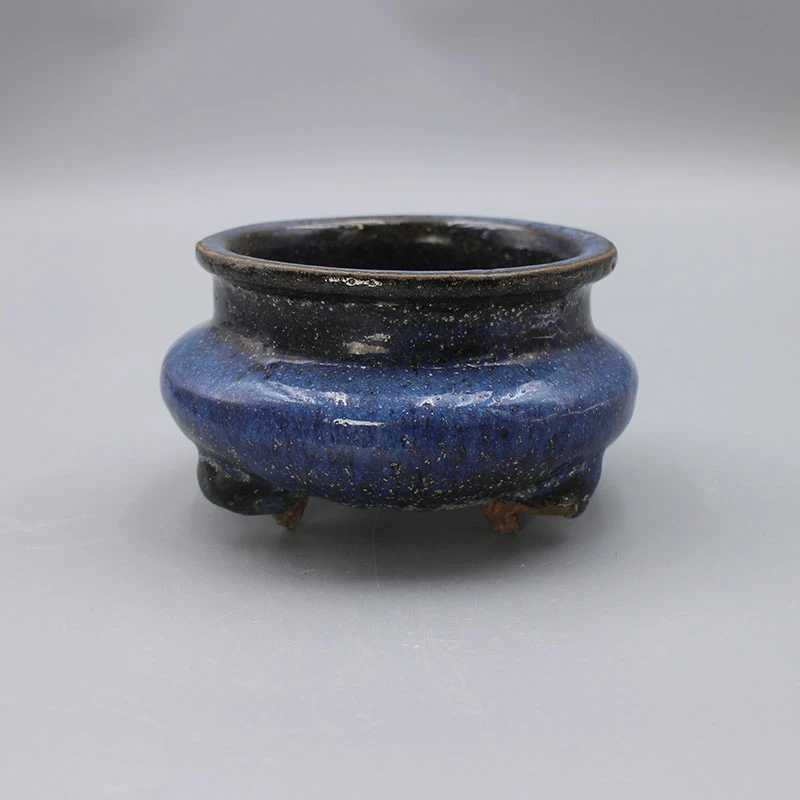 1388古陶瓷-明代钧窑三足炉