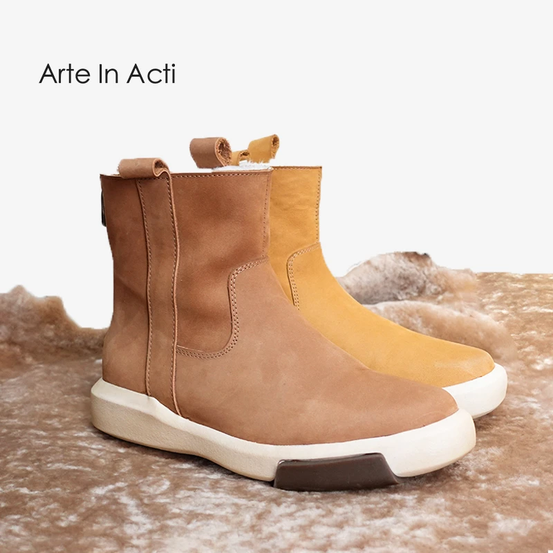 【加毛】雅特雅琪2024 切尔西雪地靴加绒休闲中筒 冬季保暖耐磨