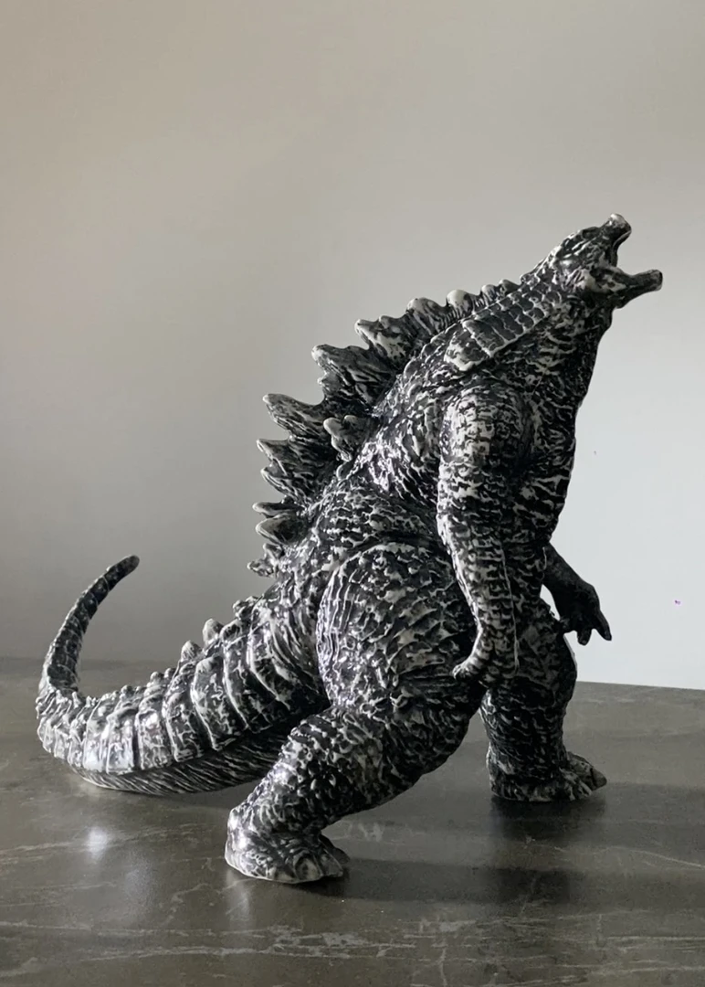 哥斯拉2.0版本怪兽之王陶瓷香炉潮玩摆件线香优化出烟良好