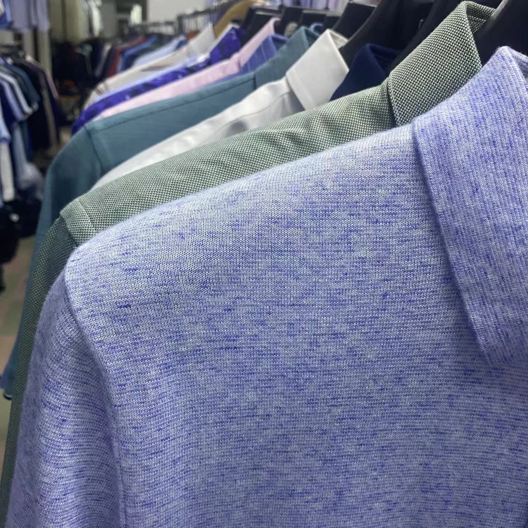 W101-300【直播链接】高定翻领衬衫衣男士上衣