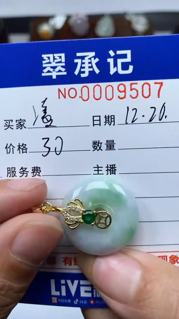 【闪购商品】翡翠颈饰未镶嵌挂件