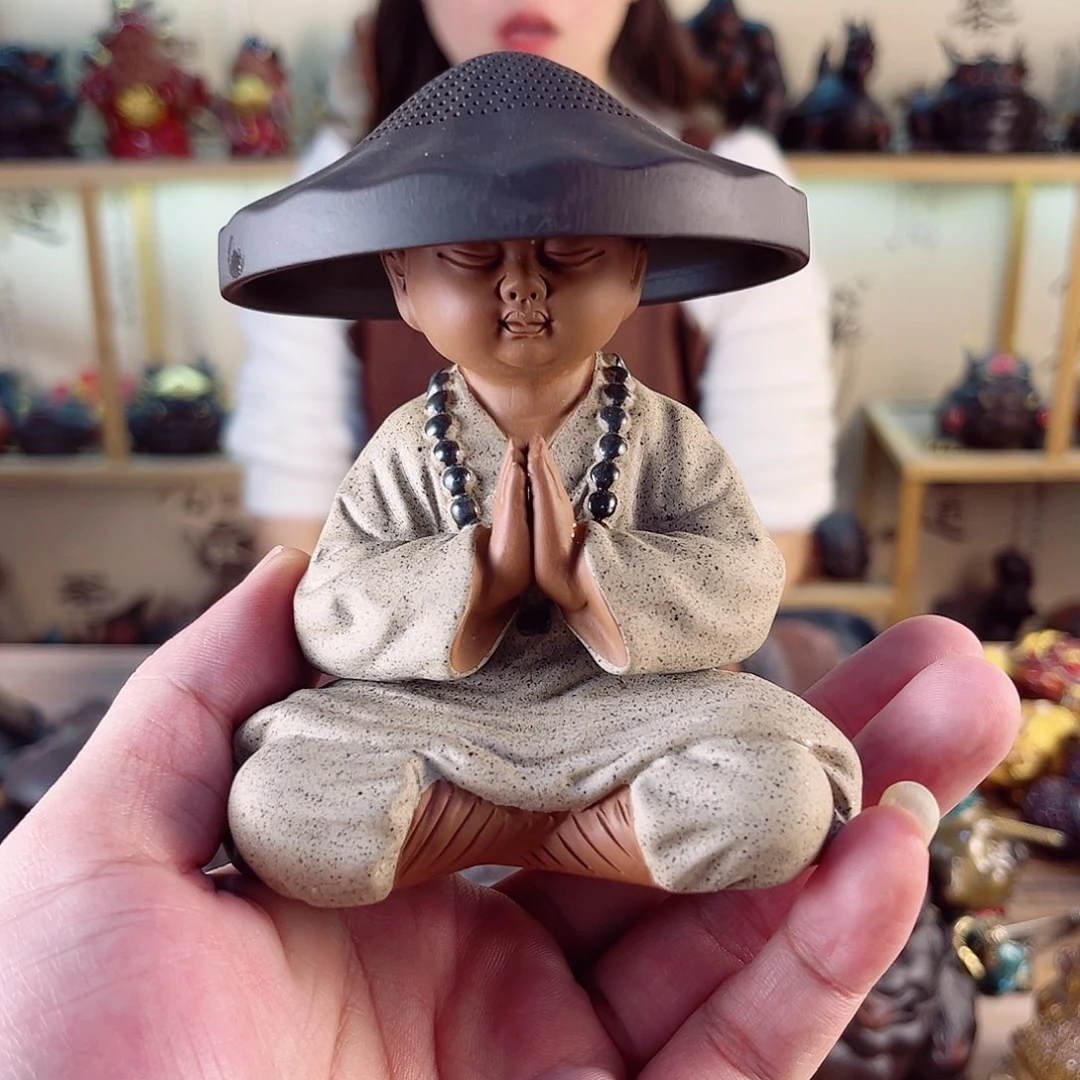 紫砂茶宠紫陶树脂茶宠摆件