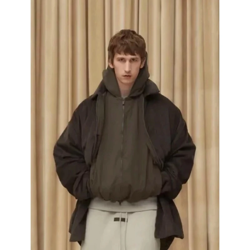 FW23新款棉服户外宽松秋冬运动男子男士男款加绒防风保暖带帽冬季