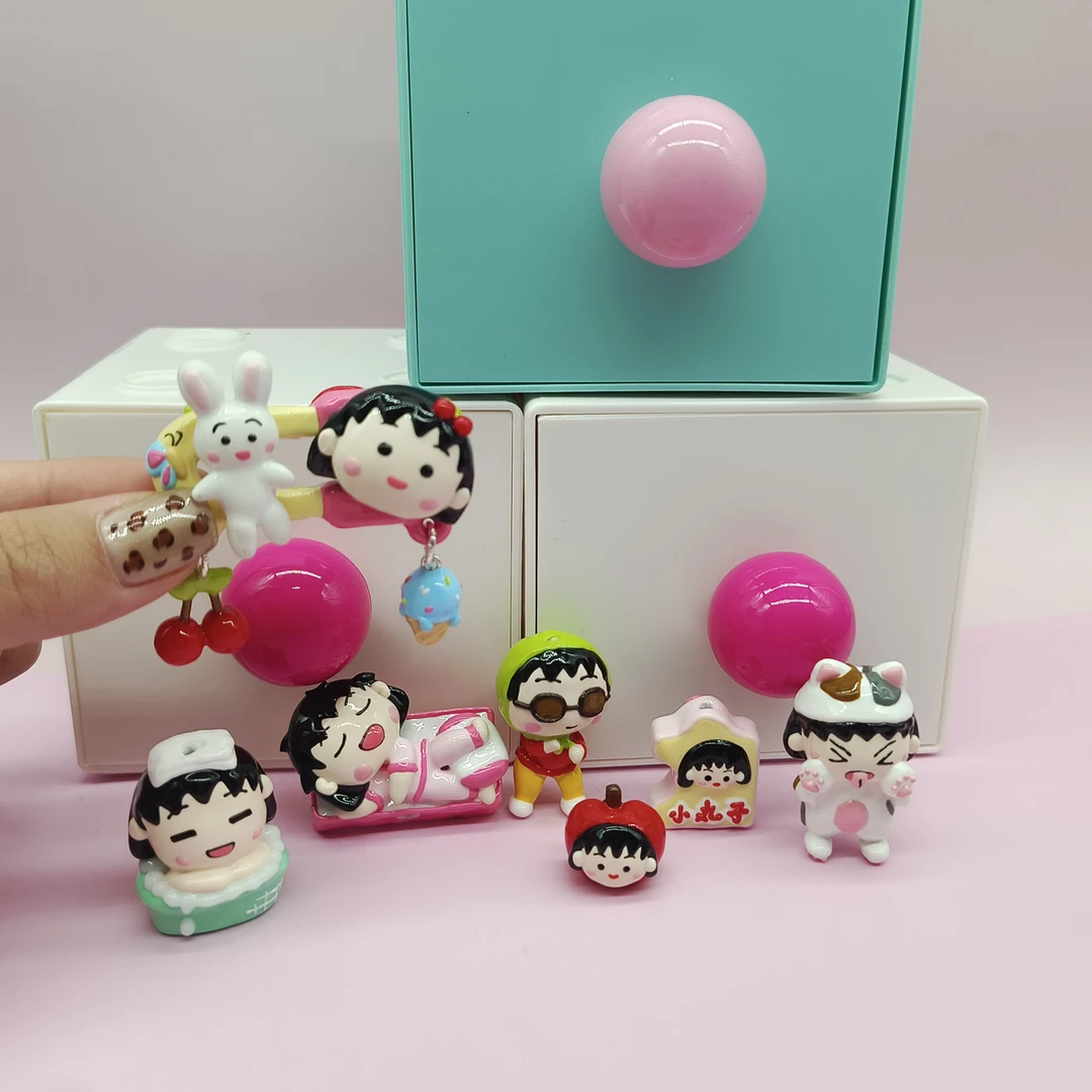 小丸子/皮卡丘/卡皮巴拉  手机链包款DIY手绘珠
