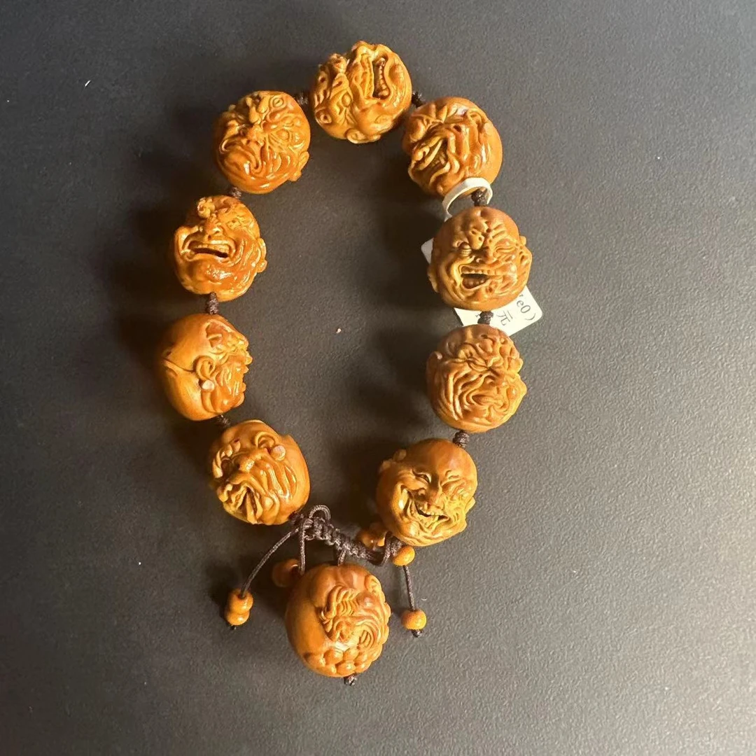精品核雕—了相恶僧—大师手工橄榄核雕