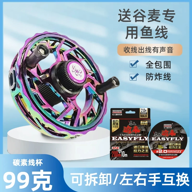 美鸥谷麦轮包围防炸线手拨轮前打轮八卦轮风火轮车盘轮带泄力轻量