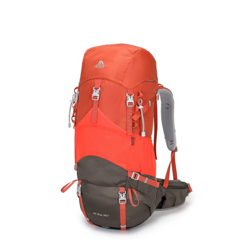 艾王55L户外登山包防泼水悬浮背负多功能徒步露营男女旅行双肩包