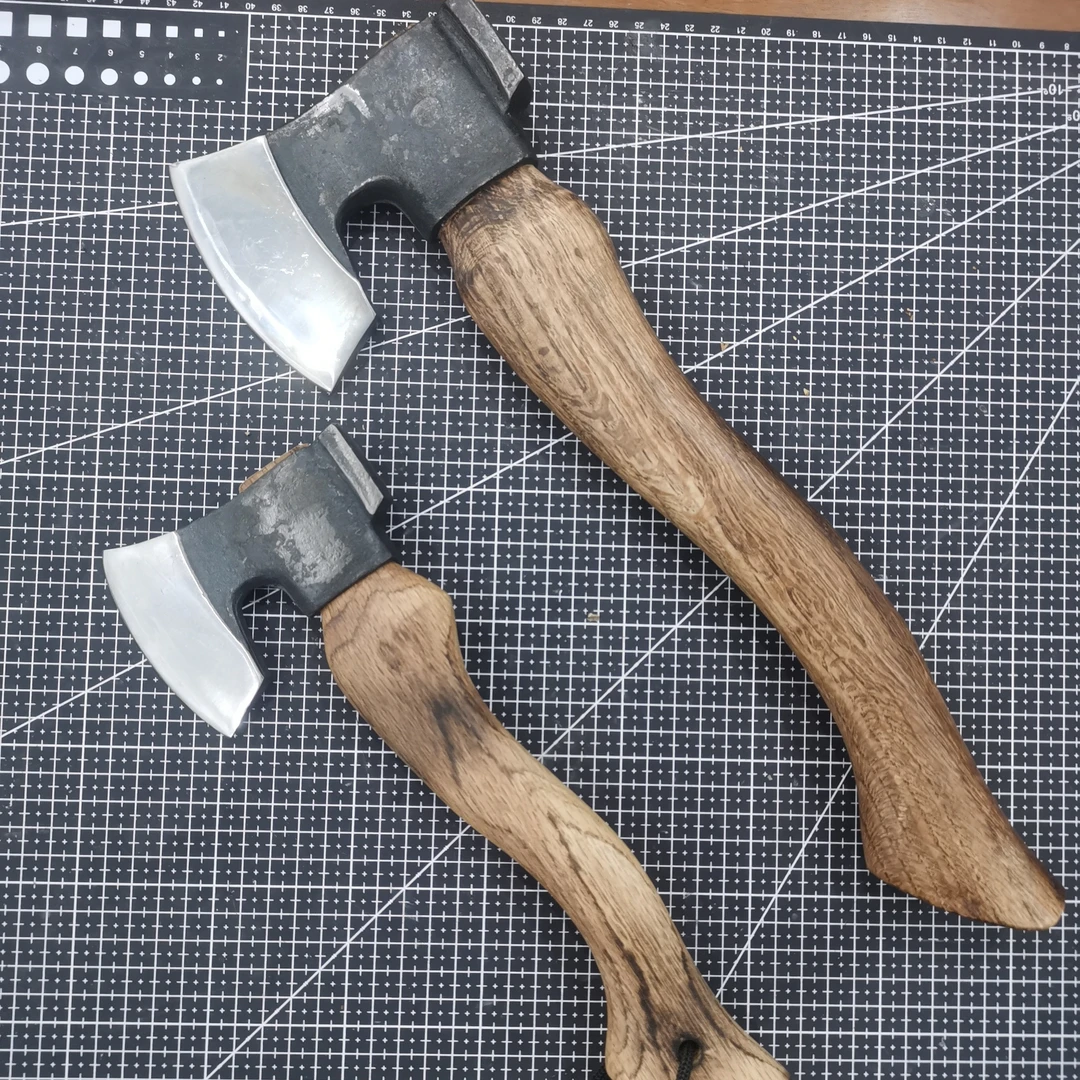 铁脖子露营斧营地劈柴砍树斧防身斧65锰钢材质营地斧