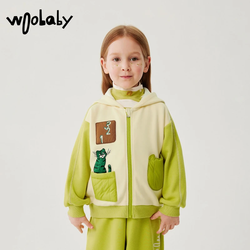 【420g不倒绒套装】Woobaby23冬季小童男女童套装WBC2343O120602