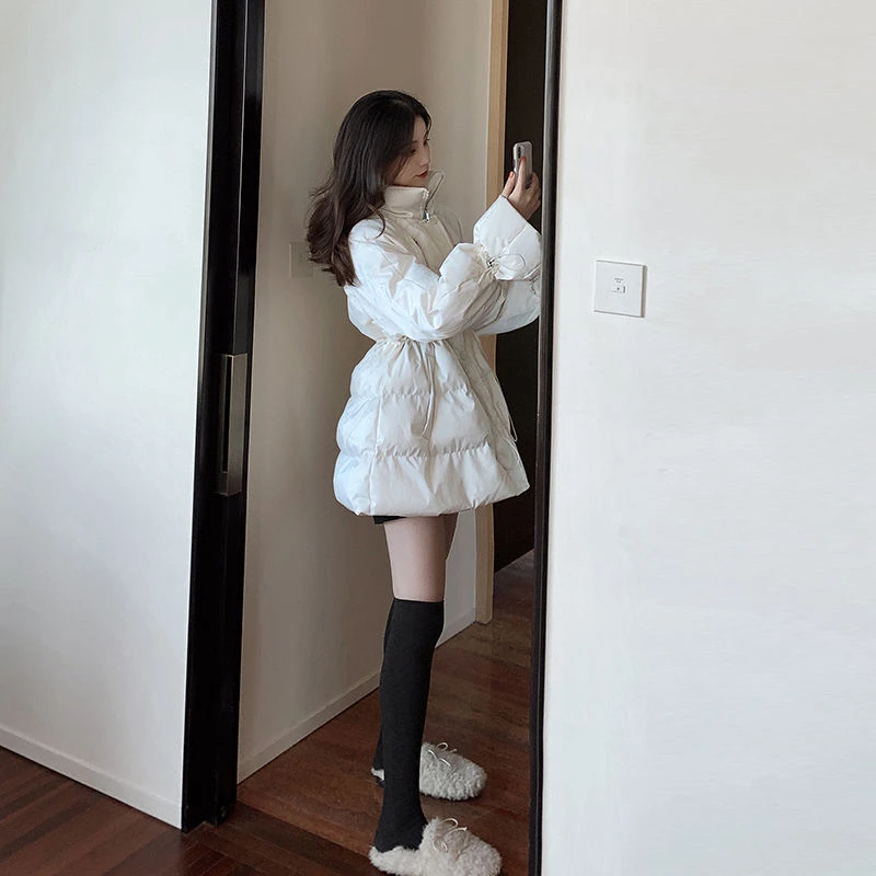 秋冬款小个子小香风外套秋冬装女装羽绒服2023年新款潮收腰棉衣