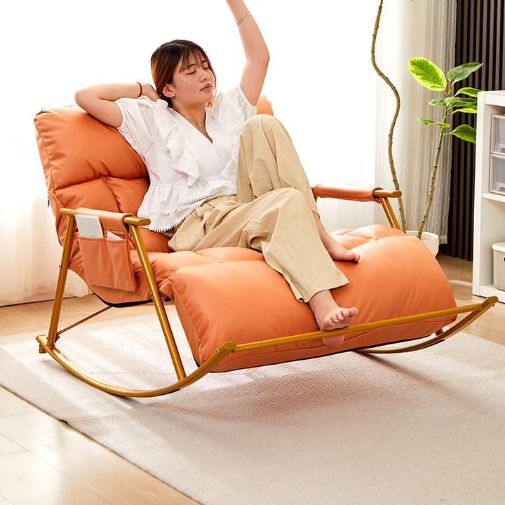 新疆包邮摇椅躺椅双人沙发网红懒人阳台椅家用休闲大人可躺摇摇椅
