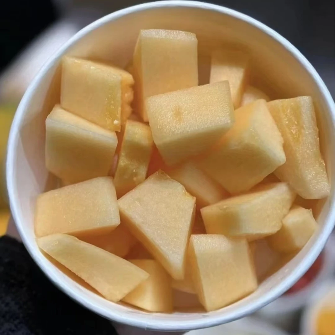 【鲜果切水果】脆甜哈密瓜一盒鲜果切同城