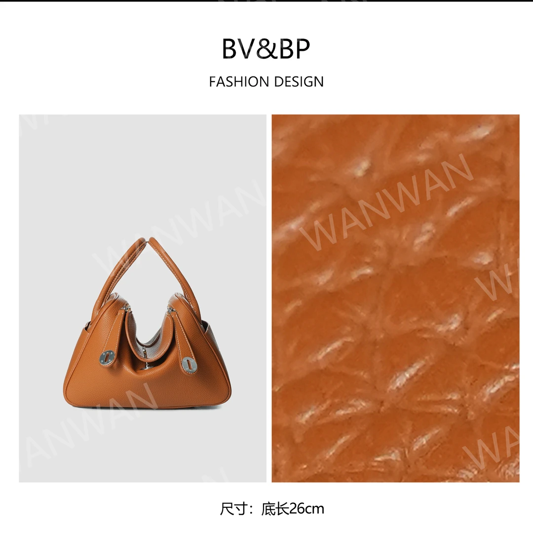 BV&BP新款经典设计师单肩斜跨女包小众气质女包BV26-棕色