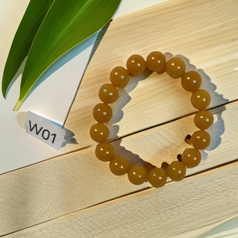 W01古巴新蜜帝王黄手串12