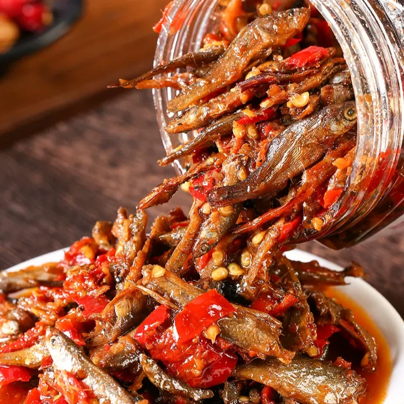 湖南特产味道农家罐柴火鱼香辣下酒菜小吃零食熟食正宗自制开胃