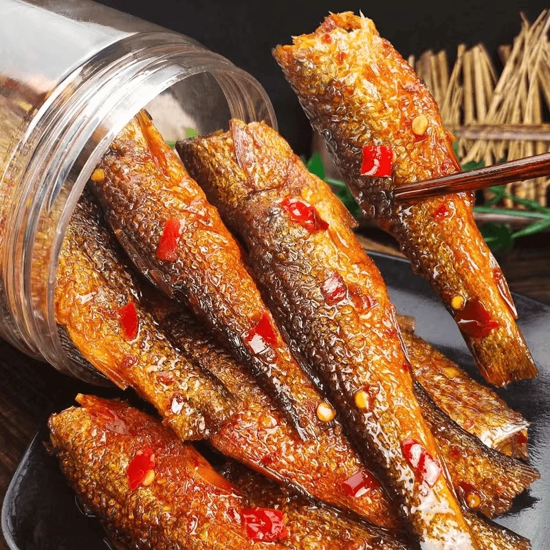 湖南特产美味手撕鱼下饭菜罐装开瓶即食整条鱼肉质紧实有嚼劲拌饭