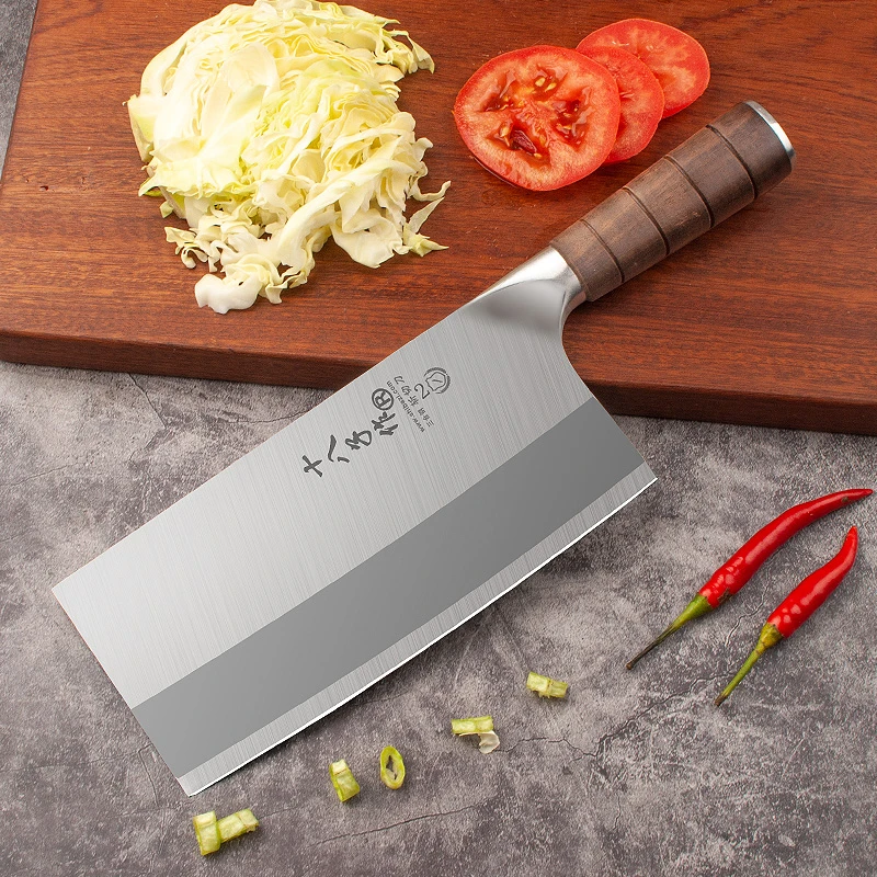 十八子作【90cr18mov】家用斩切刀切菜刀切肉刀阳江十八子正品菜刀