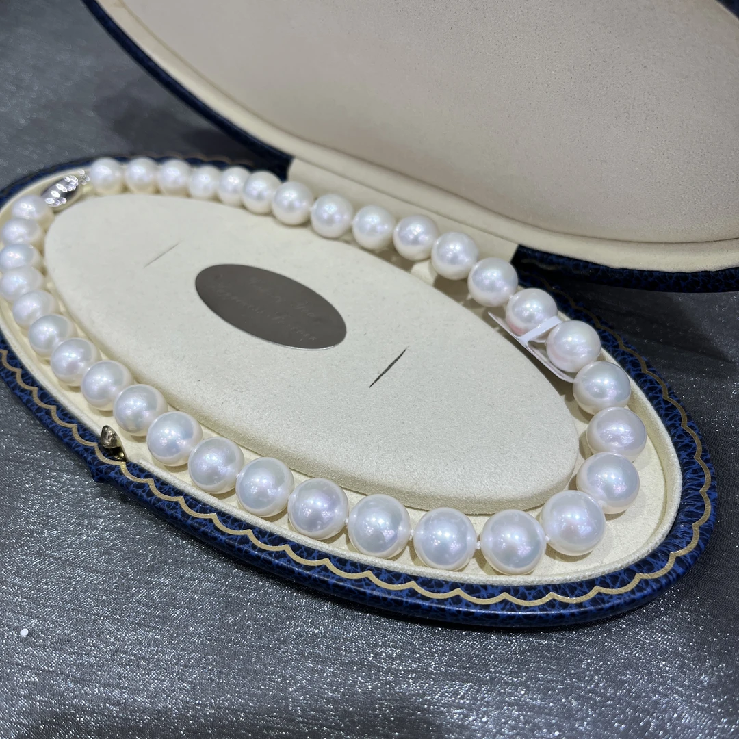 【云澜】【凤凰澳白】澳白平替淡水珍珠12-14mm项链天然珍珠高光亮