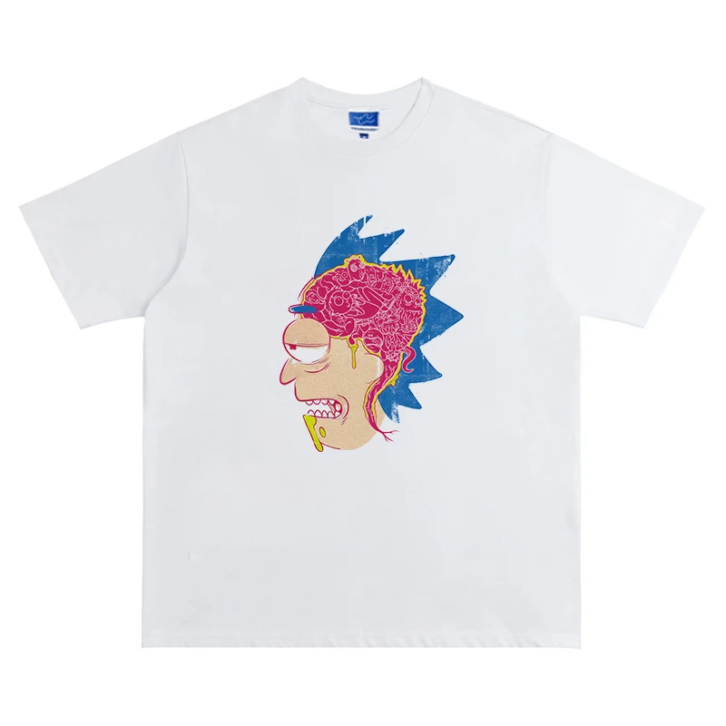 Young Guns恶搞瑞克博士动漫短袖小众ins设计感超火男女情侣款T恤