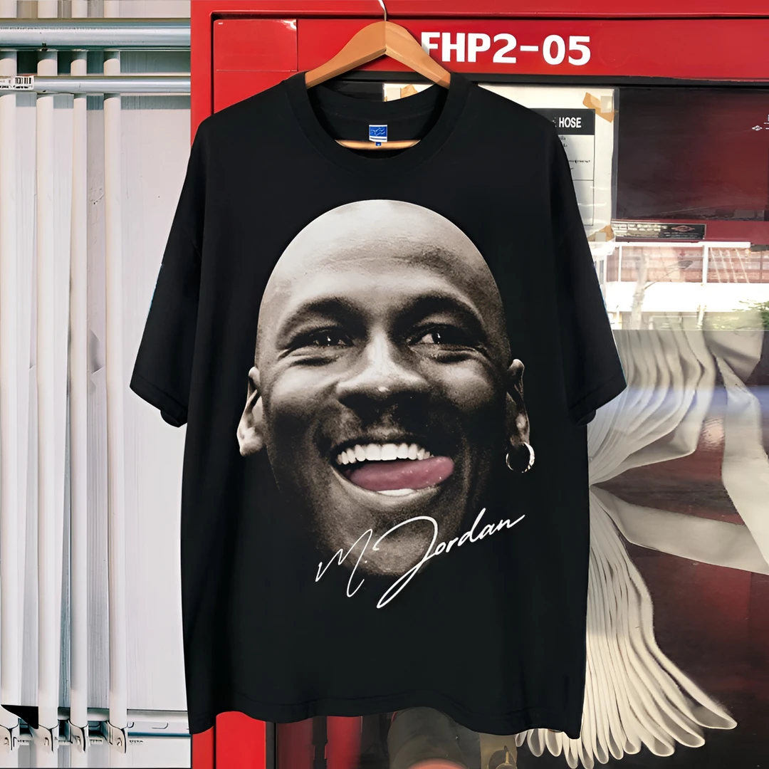 Young Guns【乔丹人像】重磅270G夏季篮球星时尚街头ins短袖T恤A671