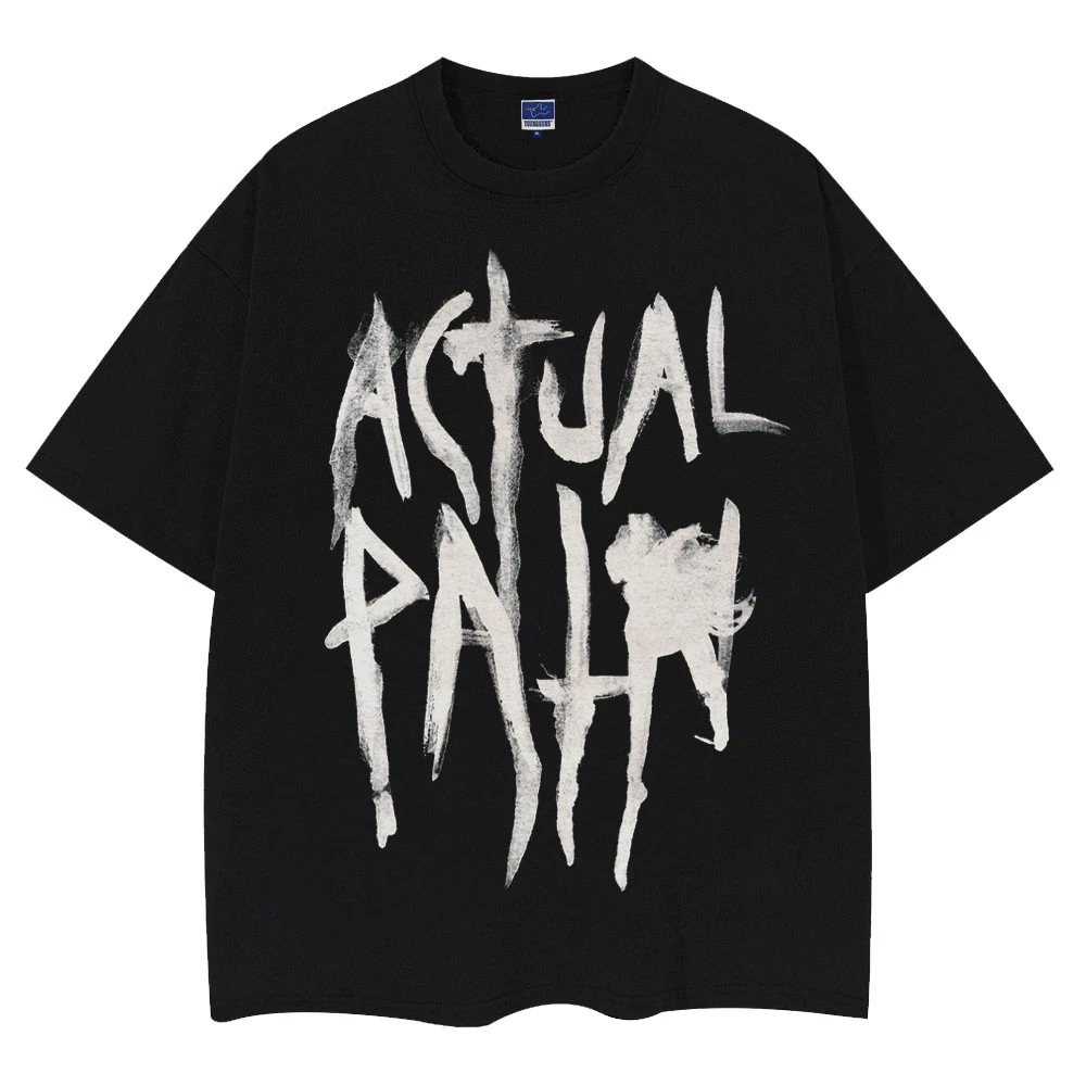 Young Guns 【Actual Pain】微标头像摇滚印花宽松男士街头T恤A1154
