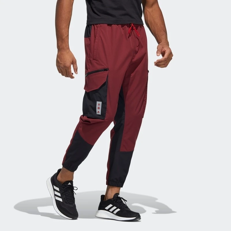 Adidas/阿迪达斯男裤2023秋季新款工装裤梭织运动休闲长裤 HC0263