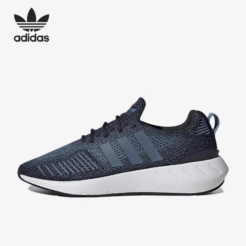 Adidas阿迪达斯--新款三叶草男女休闲运动轻便透气网面鞋GW6821