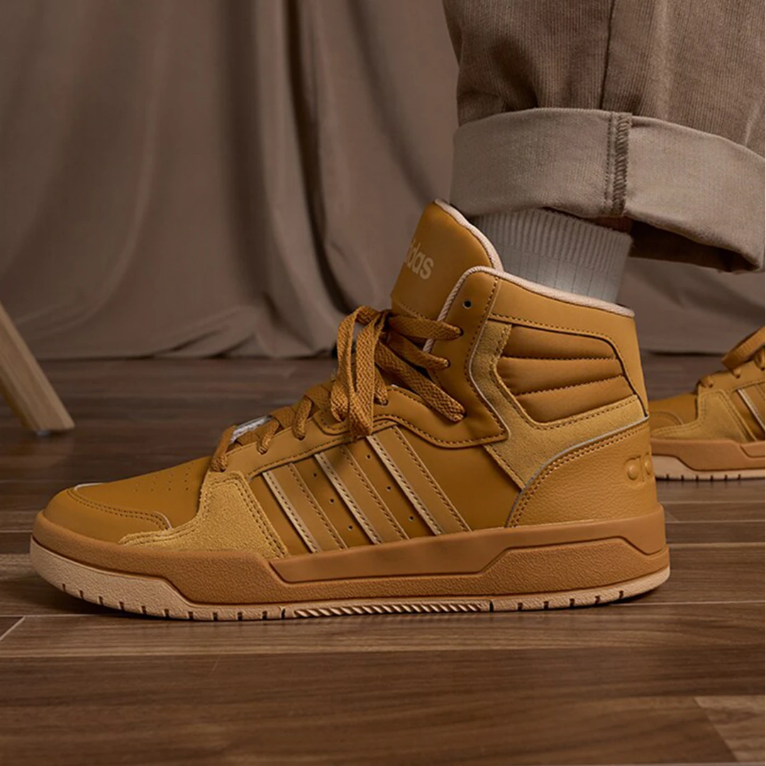 Adidas阿迪达斯~~正品ENTRAP MID秋季情侣款高帮休闲鞋板鞋ID6008