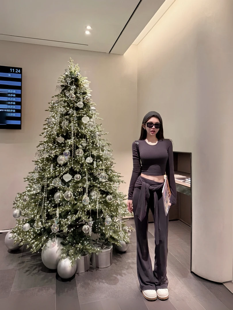 PickRui 睿哥  city不city 修身显瘦慵懒磨毛微喇休闲套装