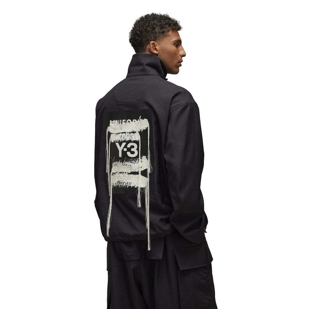 Y-3/Y-3（52-JN3719）黑色秀款休闲运动夹克外套