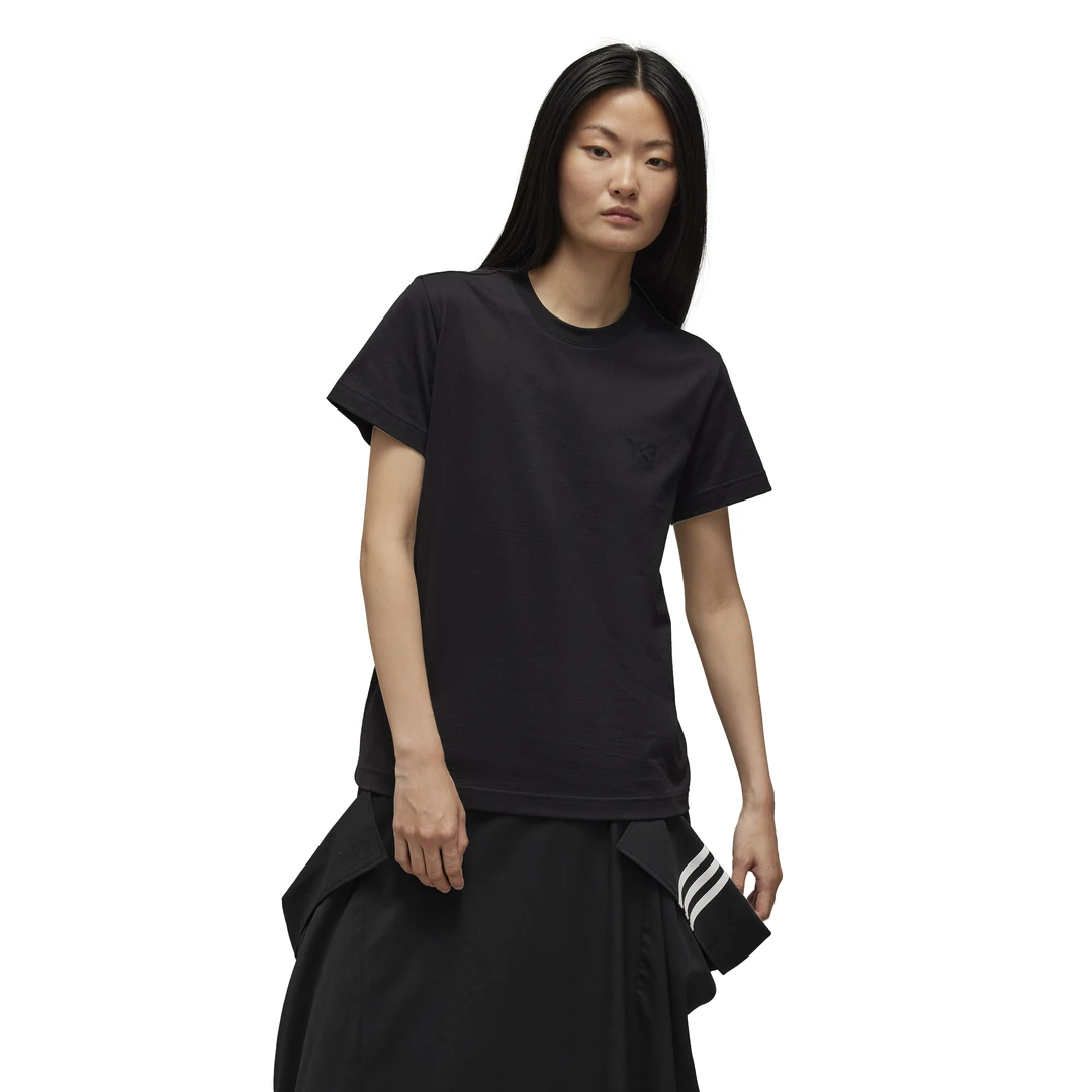 Y-3/Y-3(51-IW0069)黑色女款经典休闲运动T恤