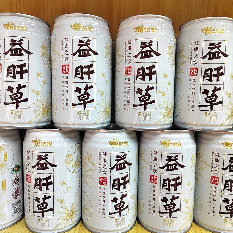 益肝草凉茶310ml/瓶 无糖 草本植物饮料传统0糖0脂肪0卡夏日饮品
