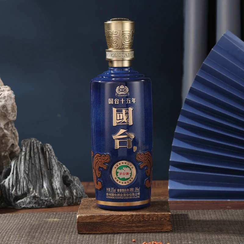 国台十五年陈酿 酱香型白酒53度375ml