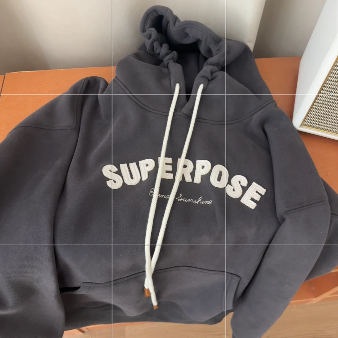 【哈尼家】冬日沐人 super连帽加绒帽衫卫衣