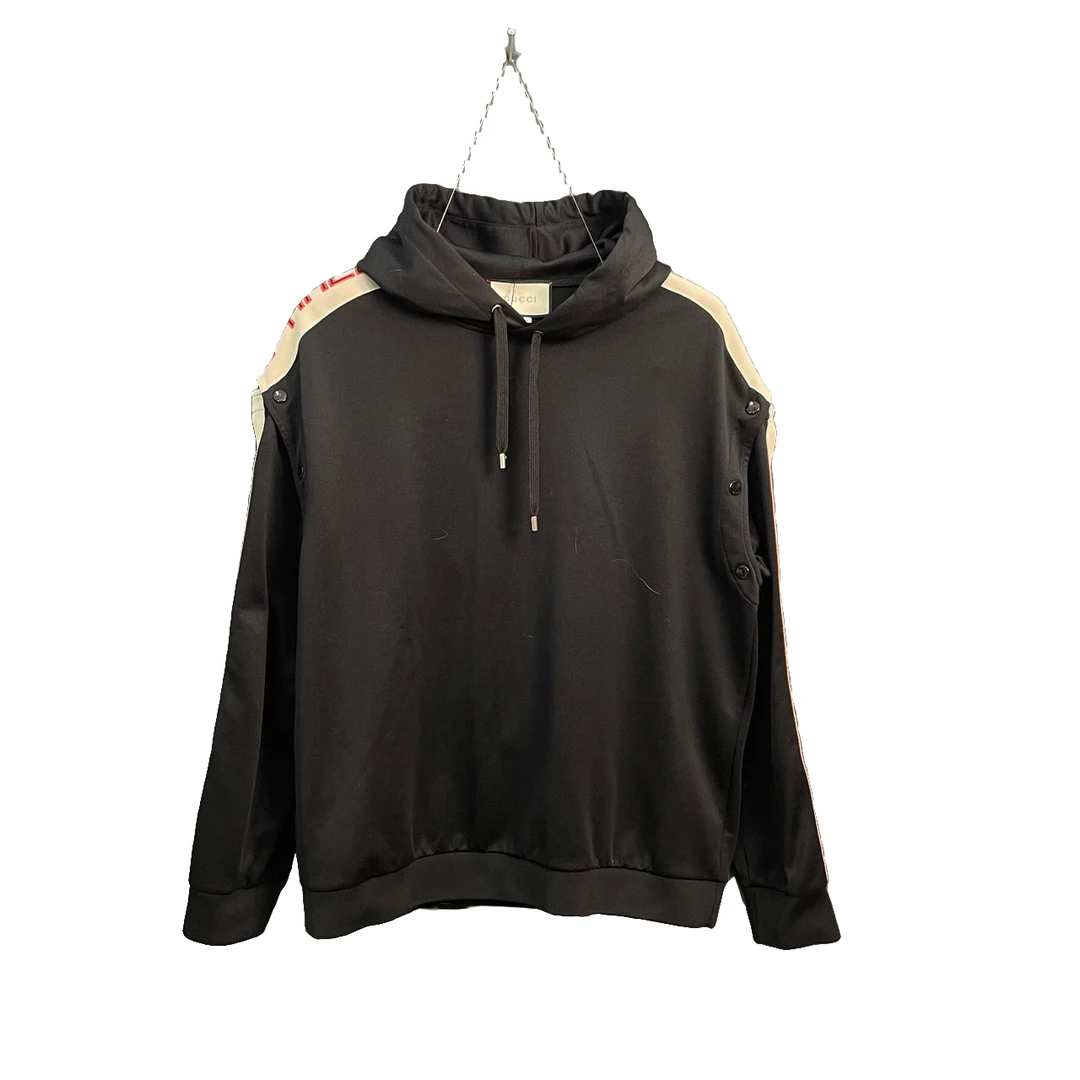 99新 GUCCI/古驰 侧logo可拆卸帽衫 公价9026