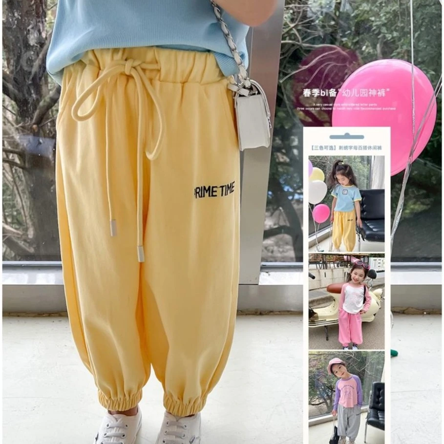 【NO退NO换】童装夏季女童长裤休闲裤卫裤【两单及以上包邮】DD2205