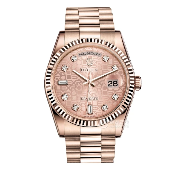 全新未使用 Rolex/劳力士 118235玫瑰金DD/全新全膜/36表径双吊牌
