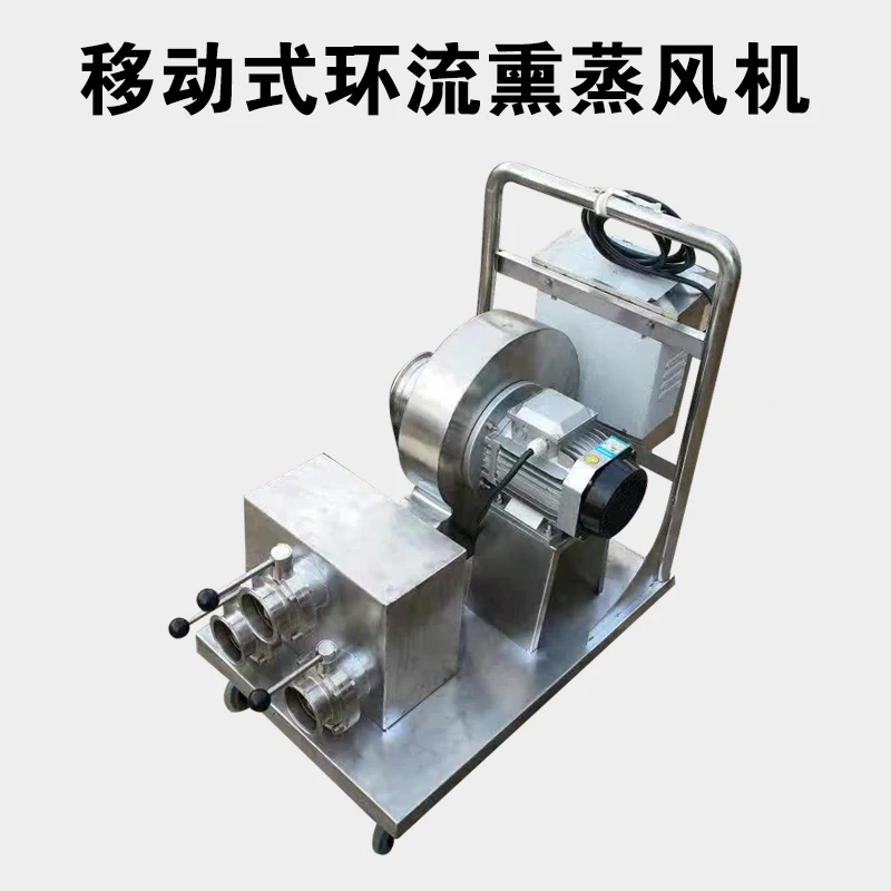 移动式简易环流风机0点75KW1点1KW粮库熏蒸风机进口108出口89沃粮