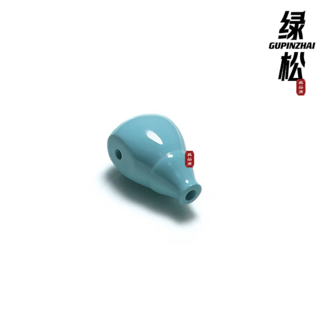GUPINZHAI·干料原矿绿松三通精品珠宝文玩天然纯原矿菩提手串配饰