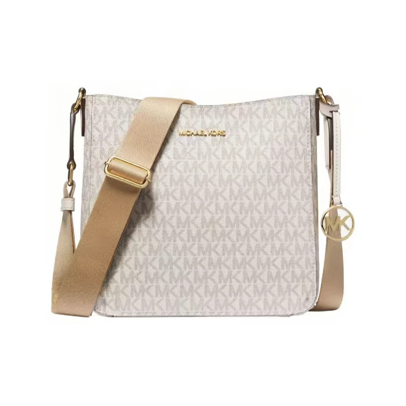 MICHAEL KORS Jet Set Travel女士斜挎包白色老花约22*7*21cm