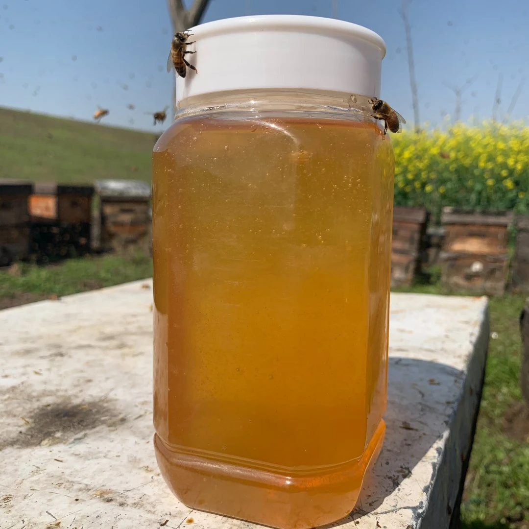 油菜花蜜 1000g/瓶 纯蜂蜜 蜂农直销原蜜成熟蜜结晶蜂蜜