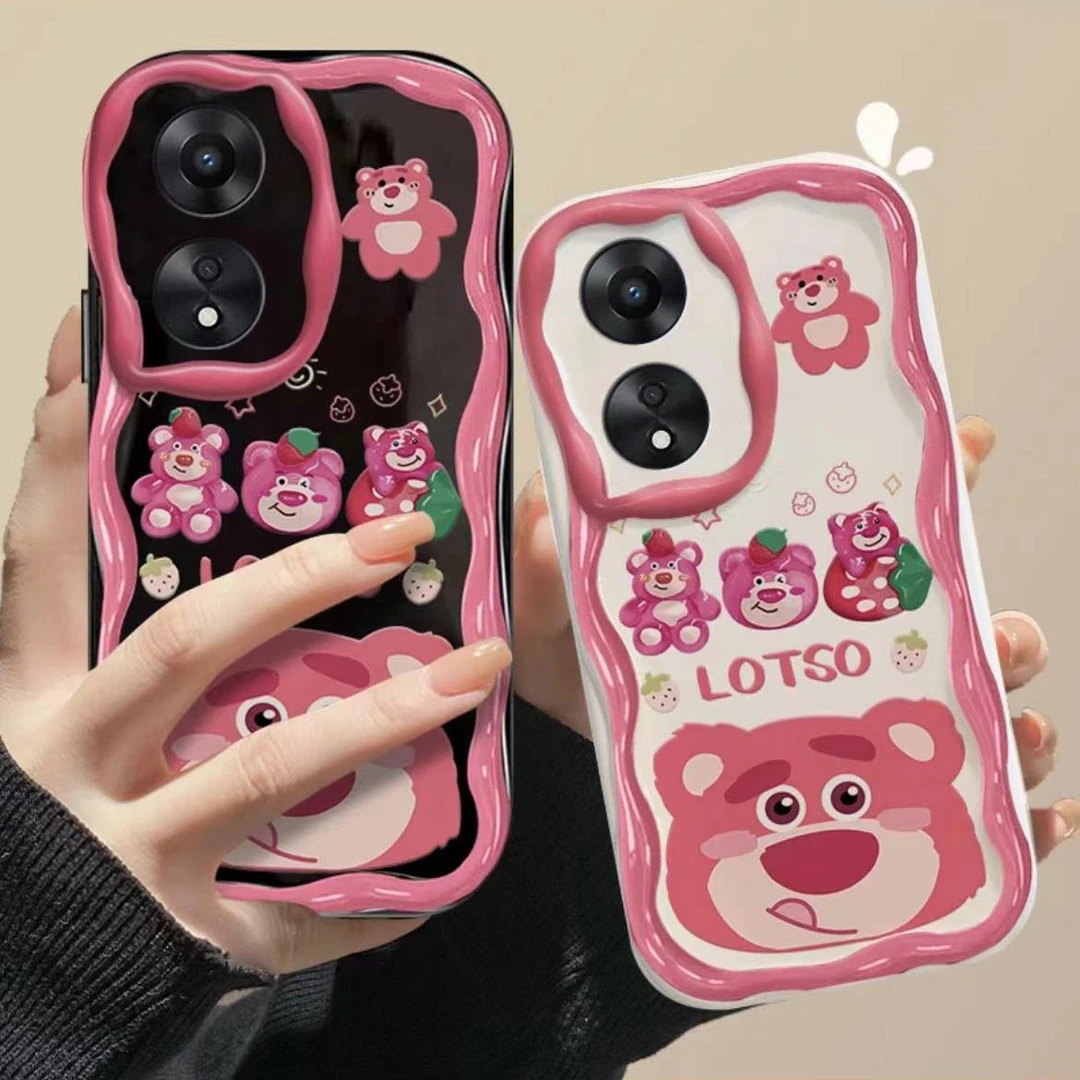 奶油壳草莓熊适用于华为/苹果/vivo/oppo/小米可爱防摔女手机壳