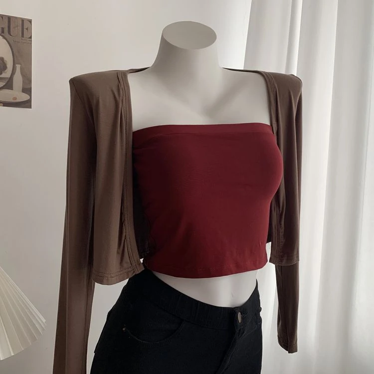 防晒衣小外套女开衫夏季薄款外搭小香风坎肩短款上衣百搭空调衫女