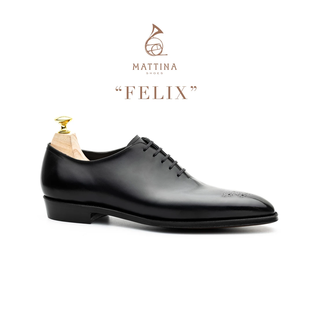 Mattina Felix Mendelssohn真皮固特异一张皮Whole Cut牛津鞋婚鞋